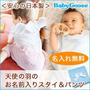 サプライズで喜ばれるおすすめ出産祝いBabyGooseの天使のスタイ