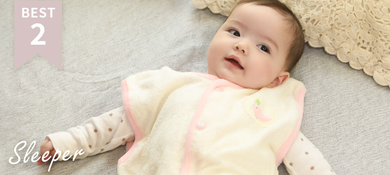BabyGooseの出産祝い人気ランキング２位　背中メッシュの快適2Wayおねんねスリーパー