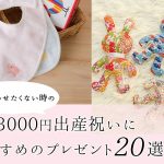 3000円出産祝いのおすすめギフト20選