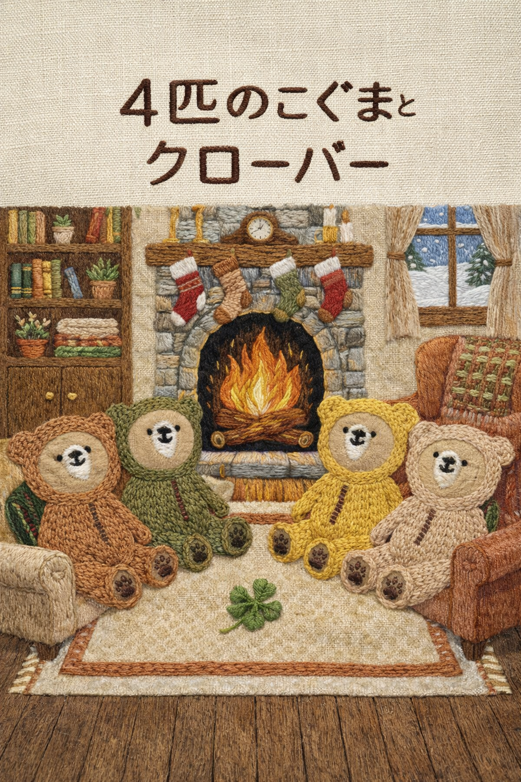 白金台の森の4匹のこぐまたち